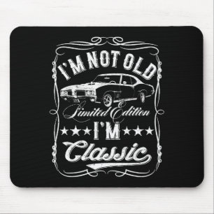 Mousepad Não sou velho, sou Clic Carro engraçado vintage ma