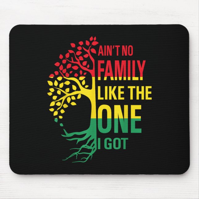 Mousepad Não tenho família como a que tenho. (Frente)