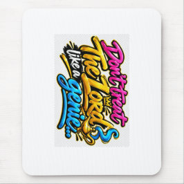 Mousepad Não trate o Senhor como um gênio