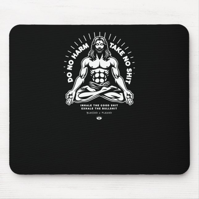 Mousepad Não usar o adesivo do Harm (Frente)