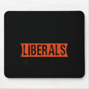 Mousepad Não Zombe dos Liberais Sem Mim Litica Divertida
