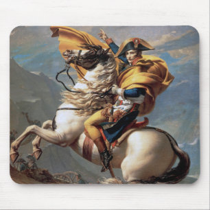 Mousepad Napoleão atravessando os Alpes, Jacques-Louis Dav