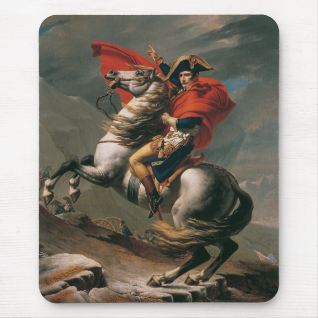 Mousepad Napoleão com Cavalo, Batalha de Rua. (Frente)
