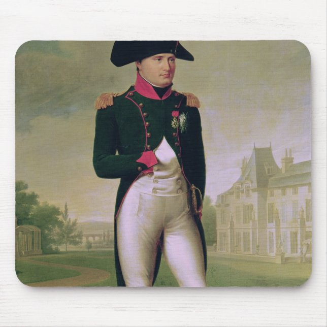 Mousepad Napoleon mim na frente do castelo de Malmaison (Frente)