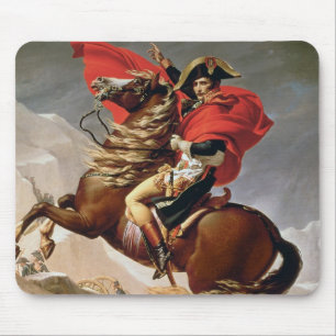 Mousepad Napoleon que cruza os cumes, c.1800 (óleo em