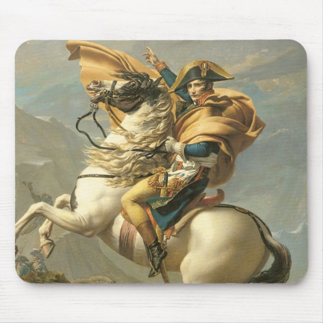 Mousepad Napoleon que cruza os cumes no St Bernard (Frente)