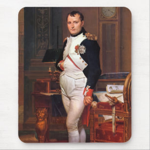 Mousepad Napoleon que levanta em seu estudo