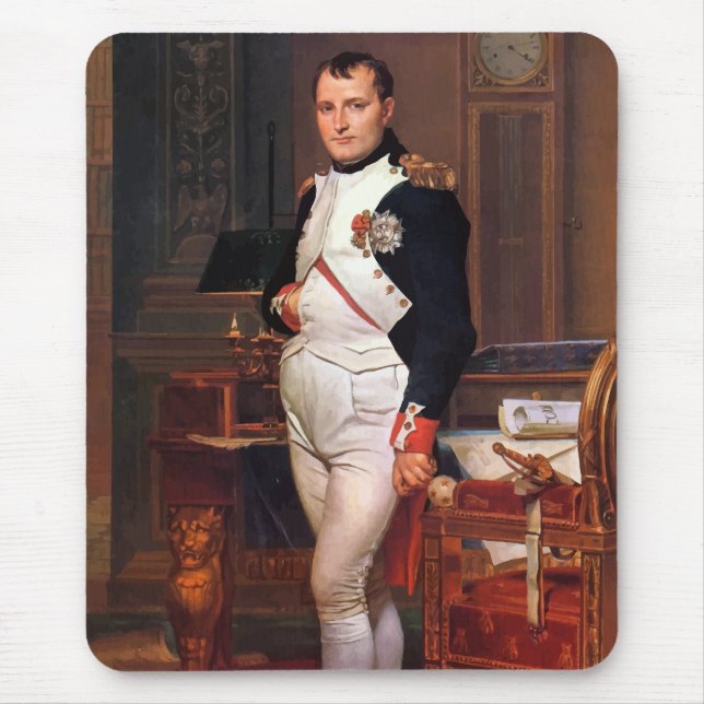 Mousepad Napoleon que levanta em seu estudo (Frente)