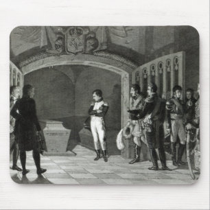 Mousepad Napoleon que Meditating antes do túmulo