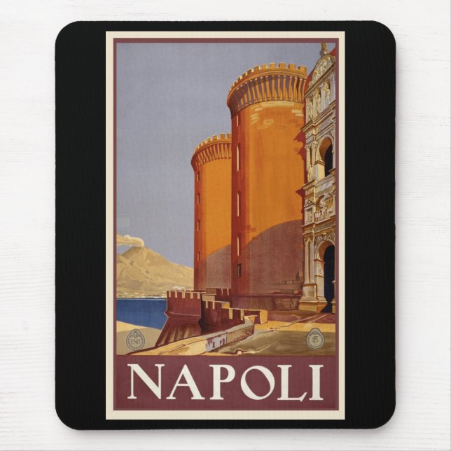 Mousepad Nápoles - Napoli Vintage (Frente)