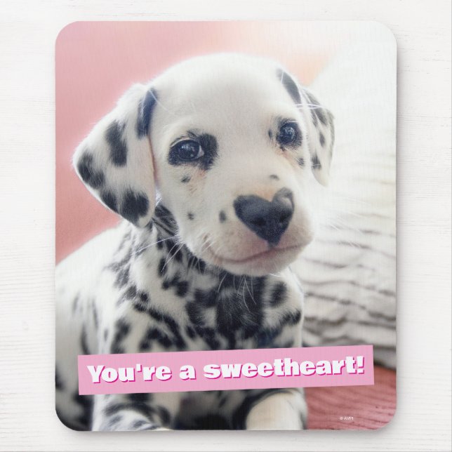 Mousepad Nariz de Coração Dalmata (Frente)