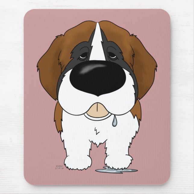 Mousepad Nariz grande St Bernard (Frente)