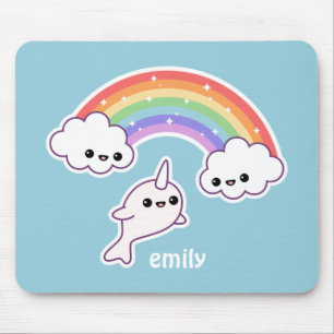 Mousepad Narwhal Voador