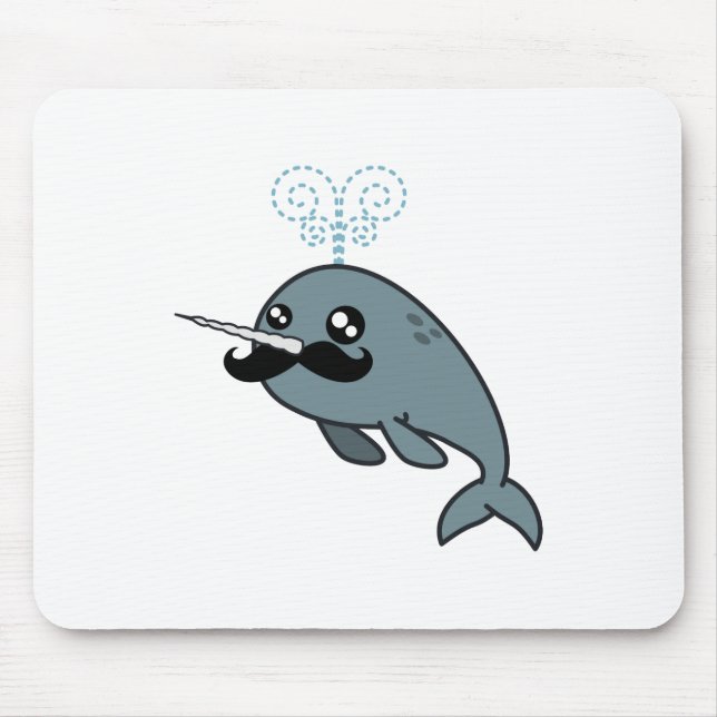 Mousepad Narwhalstache (Frente)