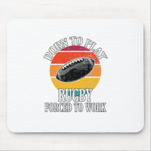 Mousepad Nascer A Jogar Rugby Forçado A Funcionar