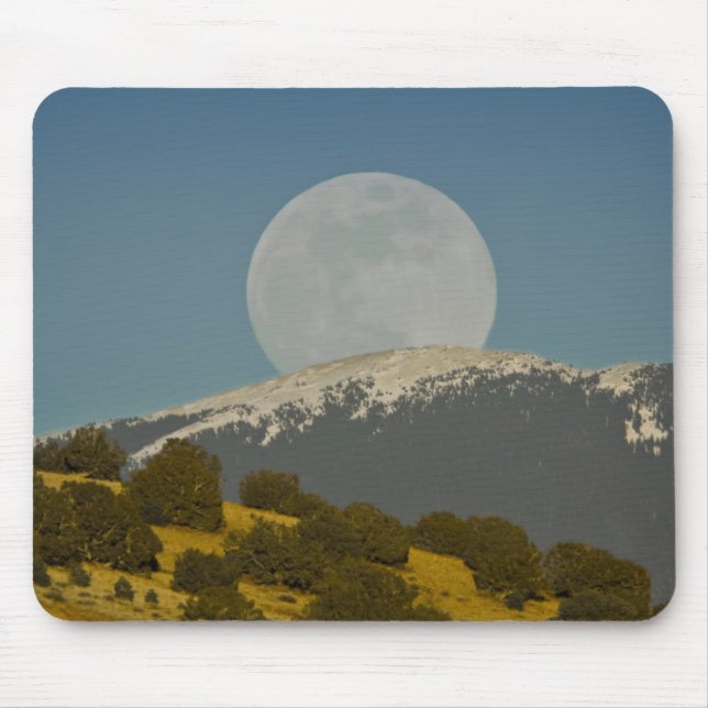 Mousepad Nascer da lua sobre as montanhas Sangre de Cristo, (Frente)
