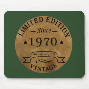 Mousepad Nascer de aniversário de 1970