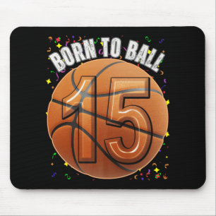 Mousepad Nascer De Basquete, 15 De Aniversário, Garotas Gar