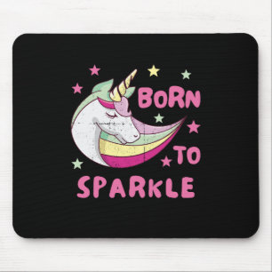 Mousepad Nascer de ser um mago-brilho Unicórnio