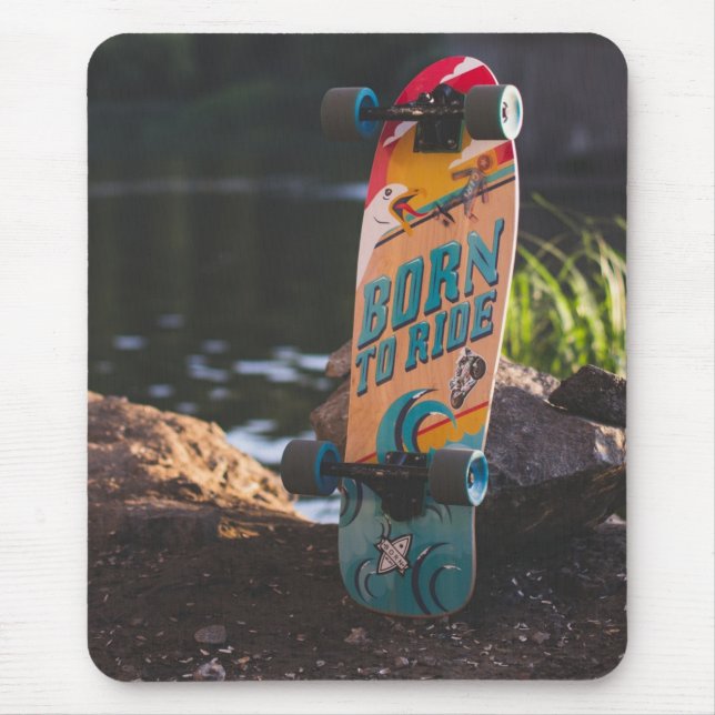 Mousepad Nascer De Skate Para Ir (Frente)