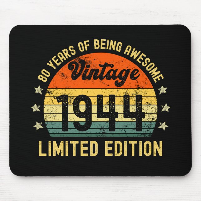 Mousepad nascer do 8º aniversário em 1944 (Frente)