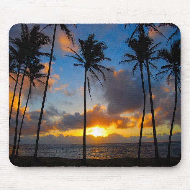 Mousepad Nascer do sol de Kauai (Frente)