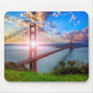 Mousepad Nascer do sol do Golden Gate