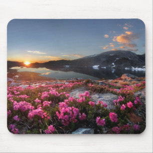 Mousepad Nascer do sol dos lagos Marie - fuga de John Muir