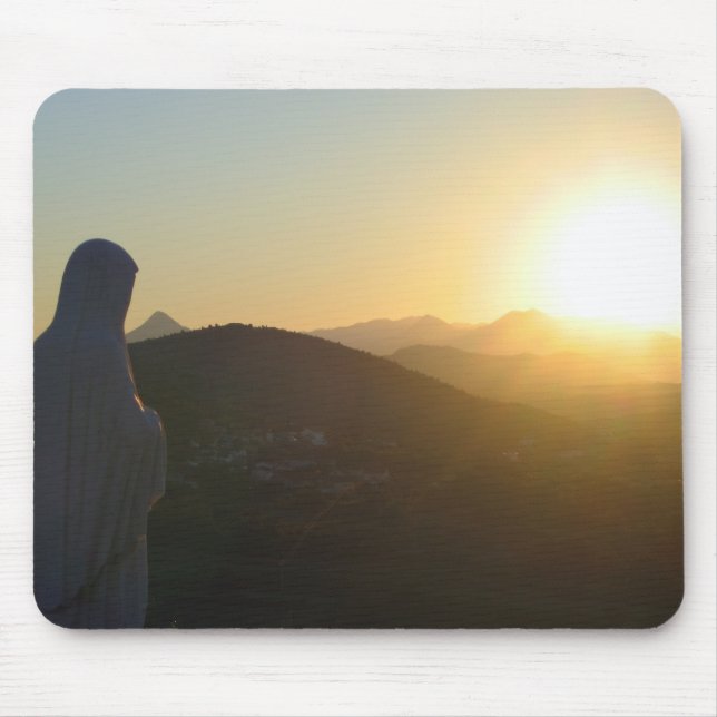 Mousepad nascer do sol em Medjugorje (Frente)