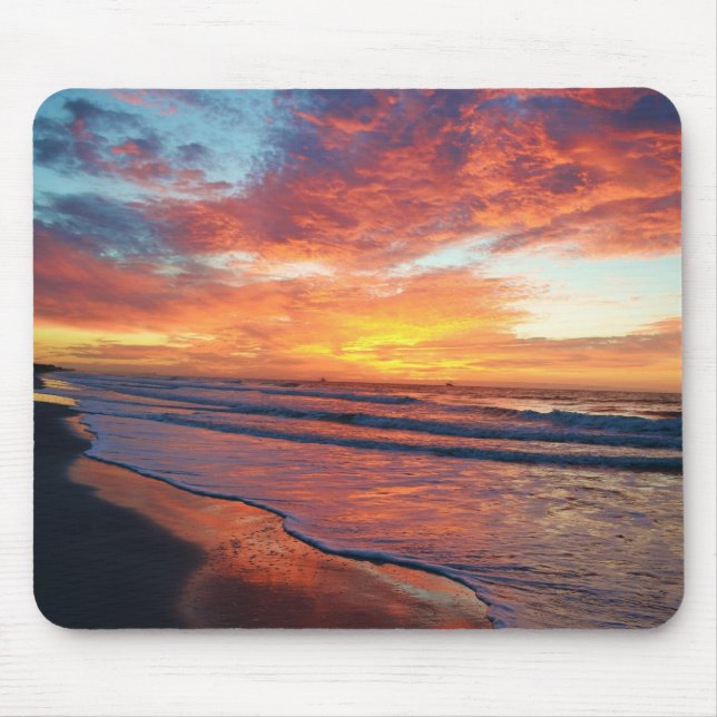 Mousepad Nascer do sol - ilha de Topsail (Frente)