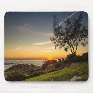 Mousepad Nascer do sol na praia Armação, Brasil