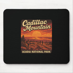 Mousepad Nascer do sol no Monte Cadillac Maine Parque Nacio