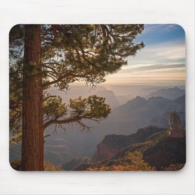 Mousepad Nascer do sol norte da borda (Frente)