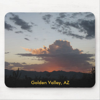 Mousepad Nascer do sol sobre a arizona, vale dourado, AZ