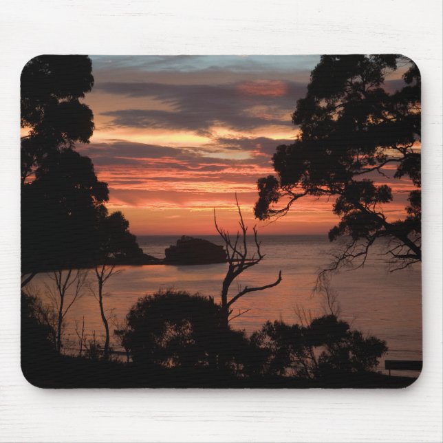 Mousepad Nascer do Sol Sobre o Parque Nacional Freycinet (Frente)
