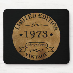 Mousepad Nascer em 1973 vintage clássico