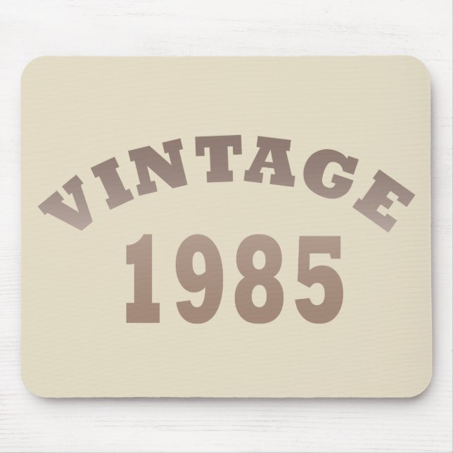 Mousepad nascer em 1985 presente de aniversário de 40 anos  (Frente)