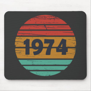 Mousepad Nascer em presente de aniversário de 1974