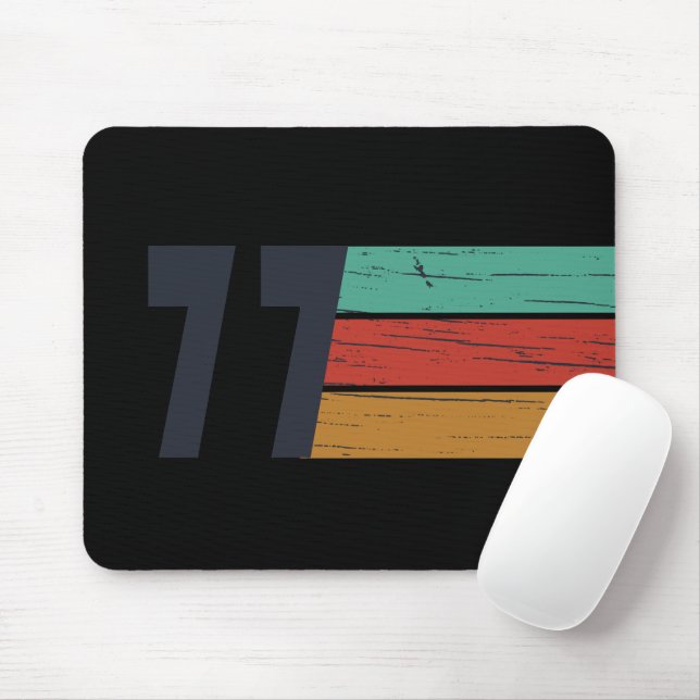 Mousepad Nascer em presente de aniversário de 1977 (Com mouse)