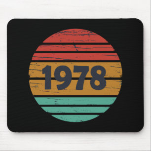 Mousepad Nascer em presente de aniversário de 1978