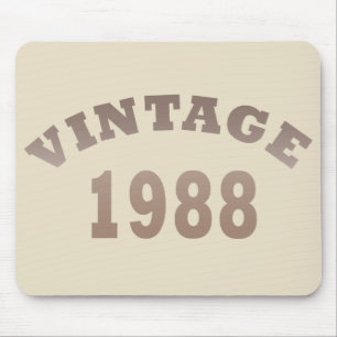 Mousepad nascer em presente de aniversário de 1988