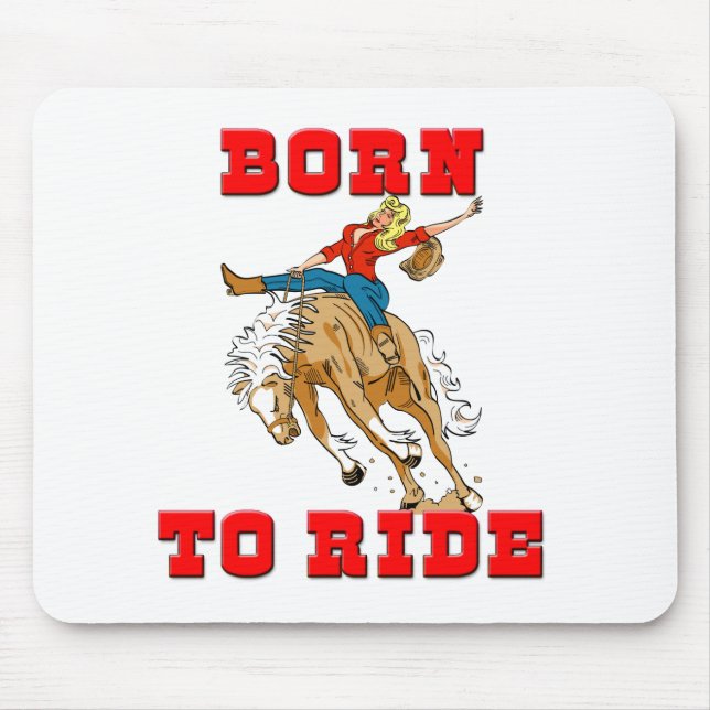 Mousepad Nascer para Ride CowGirl (Frente)