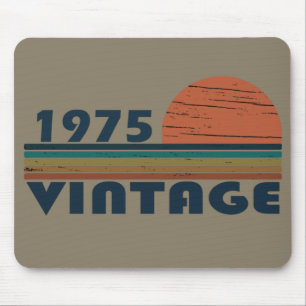 Mousepad Nascido em 1975 aniversário vintage