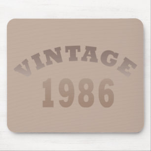 Mousepad Nascido em 1986 Presente de Aniversário Vintage Mo
