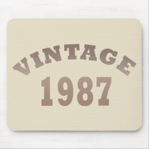 Mousepad Nascido em 1987 presente de aniversário moderno vi