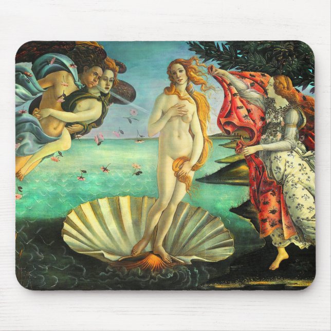 Mousepad Nascimento de Botticelli de Venus (Frente)