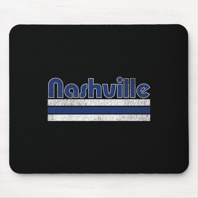 Mousepad Nashville Futebol Cidade Vintage (Frente)