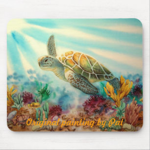 MOUSEPAD NATAÇÃO DA TARTARUGA