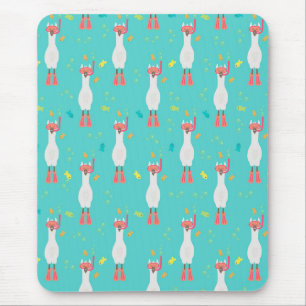 Mousepad Natação de Verão de Llama