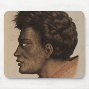 Mousepad Natai, um chefe maori da baía da brema, Nova
